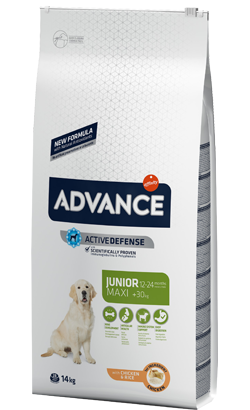 Advance Dog Maxi Junior Pollo y Arroz | 14 kg