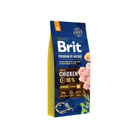 Brit Blue Nature Junior Medium Dog - Pet Premium Food