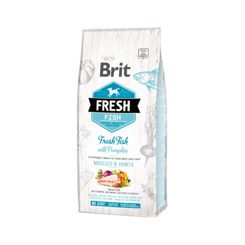 Brit Fresh Dog Adult Large Breed with Fish & Pumpkin - Pet Premium Food