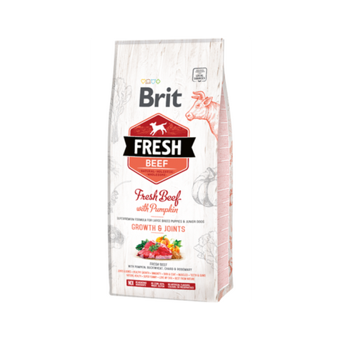 Brit Fresh Dog Puppy Large Breed with Beef & Pumpkin - Pet Premium Food