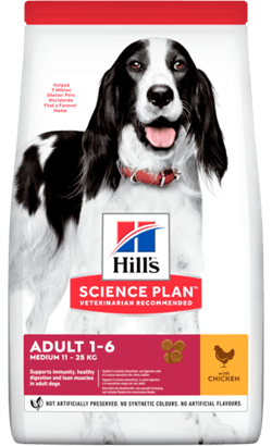  Hills Science Plan Medium Adult Dog con Pollo | 14 Kg