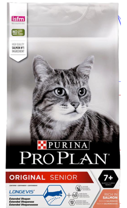 Pro Plan Gato Longevis Original Senior Adulto 7+ Salmón | 3 kg