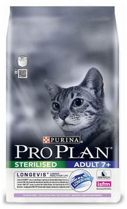 Pro Plan Gato Longevis Sterilised Adult 7+ Pavo y Arroz | 3 kg
