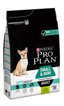 Pro Plan Perro Adulto Razas Pequeñas y Mini Digestión Sensible Cordero | 3 Kg