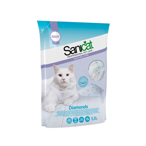 Sanicat Areia Sílica Gel Litter Diamonds - Pet Premium Food