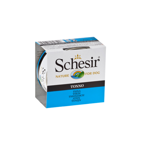 Schesir Dog Atum em Gelatina | Wet (Lata) | 10 x 150 g - Pet Premium Food