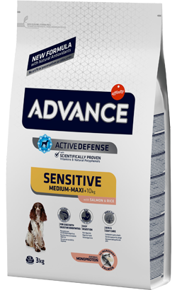 Advance Dog Medium & Maxi Adult Sensitive Salmón & Arroz | 12 Kg